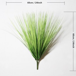 60cm sztuczny urlop sztuczny liść cebula trawa jedwabna dekoracja kwiatowa układanie kwiatów trawnik inżynieria sztuczne rośliny