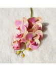 3D sztuczny motyl storczyki fałszywy Moth flor kwiat orchidei dla domu ślubna dekoracja prawdziwy dotyk Home Decor Flore