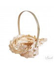 Mini Basket kolekcja sztucznych kwiatów wykaszarki do ciast na ślub dekoracja urodzinowa pieczenie Suplies Baby Girl upominki dl