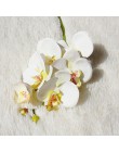 3D sztuczny motyl storczyki fałszywy Moth flor kwiat orchidei dla domu ślubna dekoracja prawdziwy dotyk Home Decor Flore