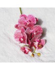 3D sztuczny motyl storczyki fałszywy Moth flor kwiat orchidei dla domu ślubna dekoracja prawdziwy dotyk Home Decor Flore