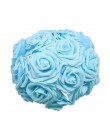 24 sztuk 7cm biała róża sztuczna pianka pe róża kwiatowa dekoracja ślubna bukiet ślubny scrapbooking, rzemiosło sztuczny kwiat D