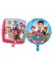1 sztuk Paw Patrol przyjęcie balon pokój Dcorations rysunek z balonów foliowych Chase Marshall Ryder Paw Patrol pies Ballon prez