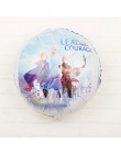 6 sztuk elsa Disney mrożone księżniczka balony z helem 32 cal numer Baby shower dziewczyna folia globos dekoracje na imprezę uro