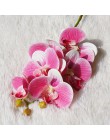 3D sztuczny motyl storczyki fałszywy Moth flor kwiat orchidei dla domu ślubna dekoracja prawdziwy dotyk Home Decor Flore