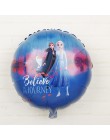 6 sztuk elsa Disney mrożone księżniczka balony z helem 32 cal numer Baby shower dziewczyna folia globos dekoracje na imprezę uro