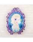 6 sztuk elsa Disney mrożone księżniczka balony z helem 32 cal numer Baby shower dziewczyna folia globos dekoracje na imprezę uro