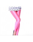 CUHAKCI kobiety błyszczące spodnie legginsy gorąca sprzedaży legginsy jednokolorowe fluorescencyjne elastan elastyczność spodnie
