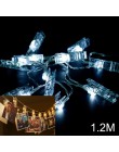 QIFU rustykalne dekoracje ślubne wesele dekoracja Garland Led Light Baby Shower wieczór panieński wieczór panieński