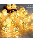 QIFU rustykalne dekoracje ślubne wesele dekoracja Garland Led Light Baby Shower wieczór panieński wieczór panieński