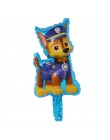 1 sztuk Paw Patrol przyjęcie balon pokój Dcorations rysunek z balonów foliowych Chase Marshall Ryder Paw Patrol pies Ballon prez