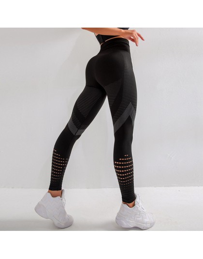 Legginsy damskie Fitness Push UP wysokiej talii Legging kobiety Sexy oddychające Feamle Workout leginsy Mujer