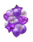 14 sztuk 12 cal lateksowe kolorowe balony wielu konfetti balony dekoracyjne formularz e-maila znajdą artykuły na urodziny wesela