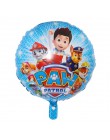 1 sztuk Paw Patrol przyjęcie balon pokój Dcorations rysunek z balonów foliowych Chase Marshall Ryder Paw Patrol pies Ballon prez