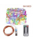QIFU rustykalne dekoracje ślubne wesele dekoracja Garland Led Light Baby Shower wieczór panieński wieczór panieński