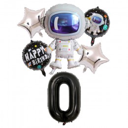 37 cali przestrzeń kosmiczna Party astronauta balon rakieta balony foliowe Galaxy Theme Party dla dzieci chłopiec dla dzieci Bir