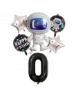 37 cali przestrzeń kosmiczna Party astronauta balon rakieta balony foliowe Galaxy Theme Party dla dzieci chłopiec dla dzieci Bir