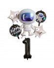 37 cali przestrzeń kosmiczna Party astronauta balon rakieta balony foliowe Galaxy Theme Party dla dzieci chłopiec dla dzieci Bir