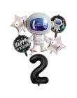 37 cali przestrzeń kosmiczna Party astronauta balon rakieta balony foliowe Galaxy Theme Party dla dzieci chłopiec dla dzieci Bir