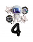 37 cali przestrzeń kosmiczna Party astronauta balon rakieta balony foliowe Galaxy Theme Party dla dzieci chłopiec dla dzieci Bir