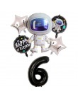 37 cali przestrzeń kosmiczna Party astronauta balon rakieta balony foliowe Galaxy Theme Party dla dzieci chłopiec dla dzieci Bir