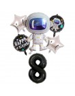 37 cali przestrzeń kosmiczna Party astronauta balon rakieta balony foliowe Galaxy Theme Party dla dzieci chłopiec dla dzieci Bir