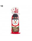 Noel 2019 najnowszy świąteczny pokrowiec na butelkę wina święty mikołaj Xmas ozdoby świąteczne dla domu Natal ozdoby obiadowe no