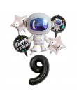 37 cali przestrzeń kosmiczna Party astronauta balon rakieta balony foliowe Galaxy Theme Party dla dzieci chłopiec dla dzieci Bir