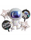 37 cali przestrzeń kosmiczna Party astronauta balon rakieta balony foliowe Galaxy Theme Party dla dzieci chłopiec dla dzieci Bir