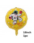 37 cali przestrzeń kosmiczna Party astronauta balon rakieta balony foliowe Galaxy Theme Party dla dzieci chłopiec dla dzieci Bir
