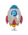 37 cali przestrzeń kosmiczna Party astronauta balon rakieta balony foliowe Galaxy Theme Party dla dzieci chłopiec dla dzieci Bir