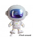 37 cali przestrzeń kosmiczna Party astronauta balon rakieta balony foliowe Galaxy Theme Party dla dzieci chłopiec dla dzieci Bir