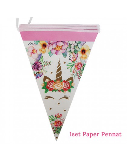 Jednorożec dekoracja urodzinowa obrus papierowe serwetki talerze stojak na babeczki Baby Shower jednorożec Decor akcesoria na im