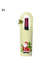 Noel 2019 najnowszy świąteczny pokrowiec na butelkę wina święty mikołaj Xmas ozdoby świąteczne dla domu Natal ozdoby obiadowe no