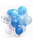 Złoto konfetti formularz e-maila znajdą balony 12 cal nadmuchiwany balon lateksowe czarne baner urodzinowy dekoracja urodzinowa 