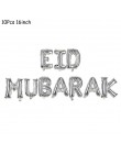 Eid Mubarak Banner balony Ramadan Kareem dekoracje Ramadan Mubarak muzułmański islamski festiwal Party DIY dekoracje