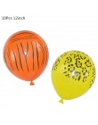 Dżungla Party balony w kształcie zwierząt Zoo zwierząt dżungla motyw dekoracja urodzinowa dla dzieci balony urodzinowe impreza w