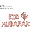 Eid Mubarak Banner balony Ramadan Kareem dekoracje Ramadan Mubarak muzułmański islamski festiwal Party DIY dekoracje