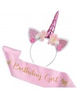 Jednorożec dekoracja urodzinowa obrus papierowe serwetki talerze stojak na babeczki Baby Shower jednorożec Decor akcesoria na im