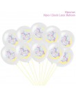TAOUP 5pc jednorazowy tatuaż jednorożec naklejki z okazji urodzin jednorożec wystrój Baby Shower dziewczyna Unicornio Birthday P