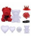 1Pc styropian styropian piankowa piłka róża niedźwiedź białe serce Craft dla DIY strona dekoracji ślub urodziny walentynki preze