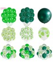 Mięta zielone balony jasnozielone balony balony balony ciemne Rreen balon dekoracje na przyjęcie urodzinowe dzieci dżungla impre