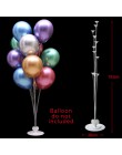2 zestawy 11 tubek balony z tworzywa sztucznego stoją dekoracje ślubne balony kolumna Baby Shower Party balon wystrój dorosłych 