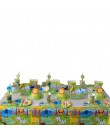 WEIGAO Jungle Party baner urodzinowy Garland liczba zwierząt cyfrowe balony pierwszy Baby Boy dekoracja urodzinowa dla dzieci