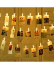 1m10 LED klips do zdjęć lampa łańcuchy świetlne dekoracje na Baby Shower dekoracje ślubne dekoracje na imprezę urodzinową romant