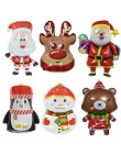 Balony foliowe na boże narodzenie święty mikołaj balon bałwanek Globos Xmas Deer Penguin balon ozdoby świąteczne na dom nowy rok