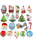 Balony foliowe na boże narodzenie święty mikołaj balon bałwanek Globos Xmas Deer Penguin balon ozdoby świąteczne na dom nowy rok