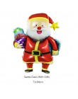 Balony foliowe na boże narodzenie święty mikołaj balon bałwanek Globos Xmas Deer Penguin balon ozdoby świąteczne na dom nowy rok