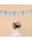 12 flagi 18cm różowe złoto girlandy urodziny chorągiewki banery proporczyk Baby Shower ślub Garland flagi artykuły do dekoracji 
