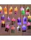 1m10 LED klips do zdjęć lampa łańcuchy świetlne dekoracje na Baby Shower dekoracje ślubne dekoracje na imprezę urodzinową romant